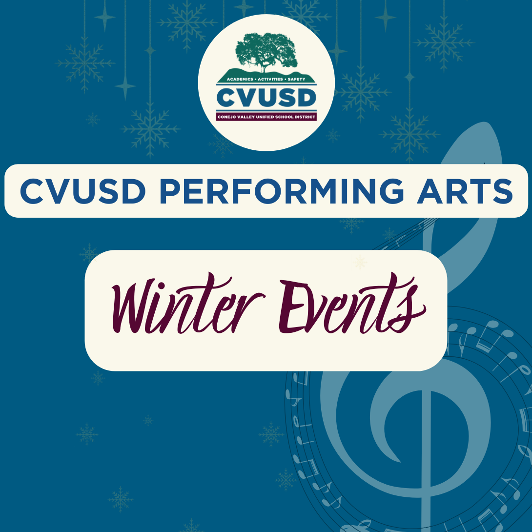  CVUSD Performing Arts - Winter Events Master Calendar